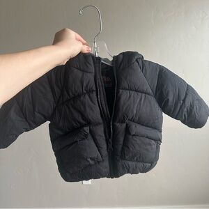 Zara Baby Black Puffer Jacket